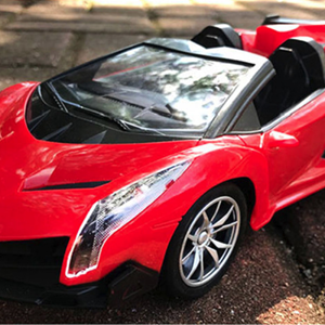  ماشین کنترلی لامبورگینی وننو قرمز Lamborghini Veneno Roadster red metallic 1:18-اسباب بازی